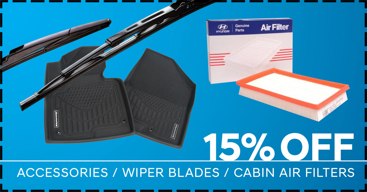 15% off Accessories, Wiper Blades, or Cabin Air Filters. 15% off Accessories, Wiper Blades, or Cabin Air Filters.